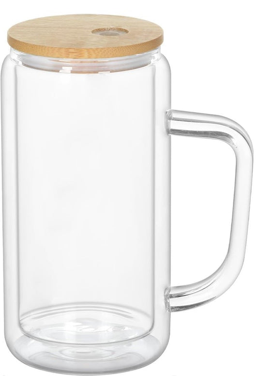 16 oz. Glass w/ handle